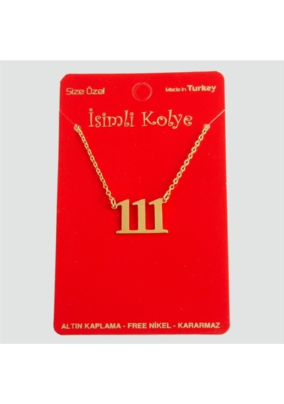Uğurlu Rakamlar Uçlu Kolye Çok Renkli