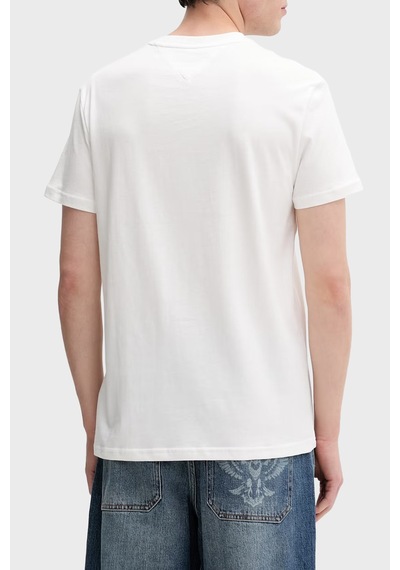 Tommy Jeans Logolu Pamuklu Regular Fit Bisiklet Yaka T Shirt Erkek T Shirt Dm0dm22548 Ybl Beyaz Tommy Jeans Logolu Pamuklu Regular Fit Bisiklet Yaka T Shirt Erkek T Shirt Dm0dm22548 Ybl Beyaz