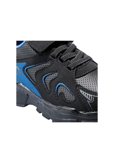 Slazenger KANEVA I Çocuk Cırt Cırtlı Siyah / Siyah Sneaker