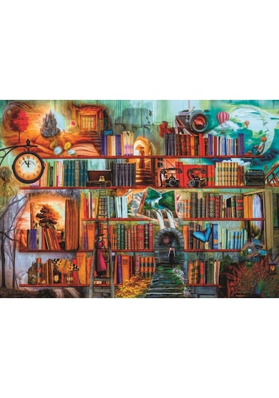 Anatolian 3000 Parçalık Gizemli Kitaplık Puzzle