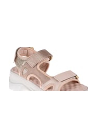 Sms Cırtlı Comfort Kadın Sandalet Sms-4740 Bej