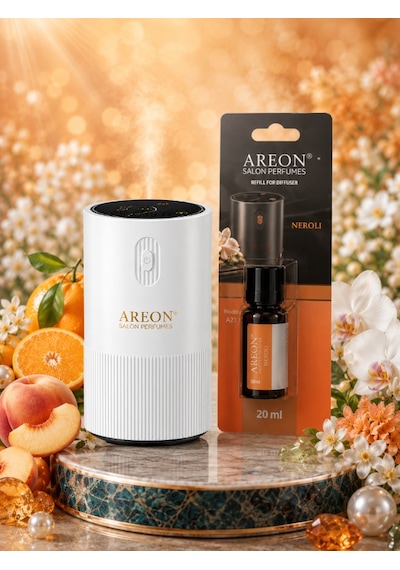 Areon Aromatik Difüzör Beyaz Pleksi + Neroli