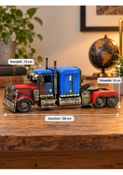 Dekoratif Metal Tır Ford Classic Kamyon Retro Renk