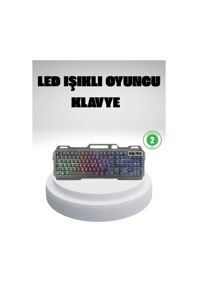 Rgb Işıklı Klavye Mouse Seti Türkçe Q Ayarlanabilir Dpı Renkli