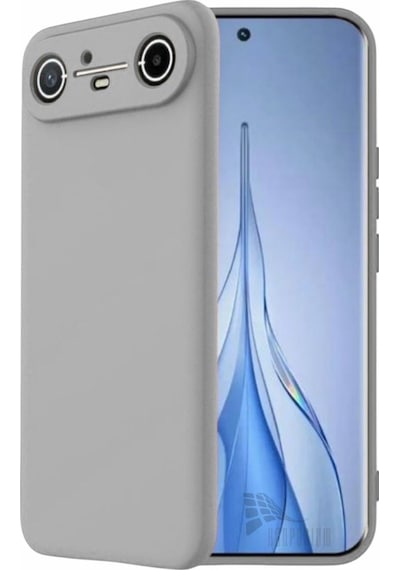 Tecno Spark Slim Uyumlu Silikon Kılıf - Pastel Renk Tonu Kamera Korumalı Esnek Kapak - Gri Gri