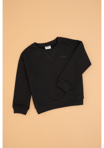 U.s. Polo Assn. Erkek Çocuk Siyah Sweatshirt 50313829-vr046 SIYAH