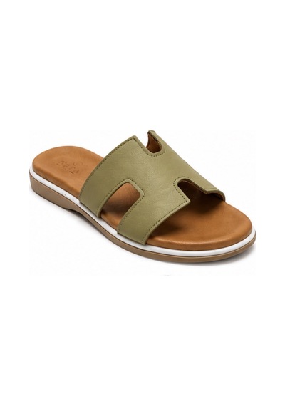 N Napa Shoe Np.1202.avakado Deri Terlik Yeşil