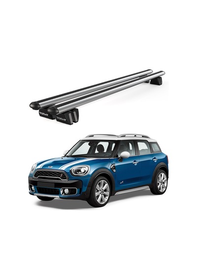 Pençe Mini Countryman F60 2017 Ve Sonrası Uyumlu Gri Ara Atkı Port Bagaj Tavan Barı