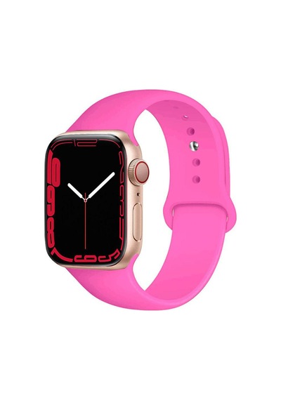 Apple Uyumlu  Watch  2/ 3/ 4/ 5/ 6/ 7/ 8/ Se 38/ 40/ 41mm Yumuşak Silikon Large Kordon