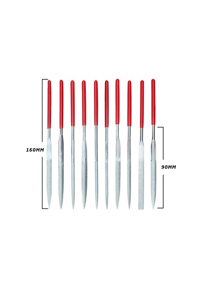5312 Elmas Saatçi Eğe Seti 4X160 Mm 10 Parça