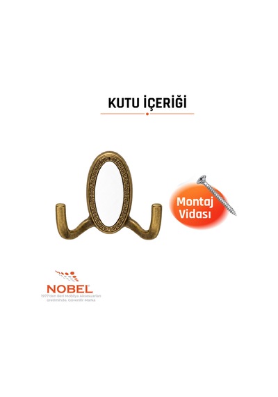 Seçi L Askı, Metal Vestiyer Askısı, Gr, Dolap Ve Duvar Askılığı, Anti K Sari Vidalı