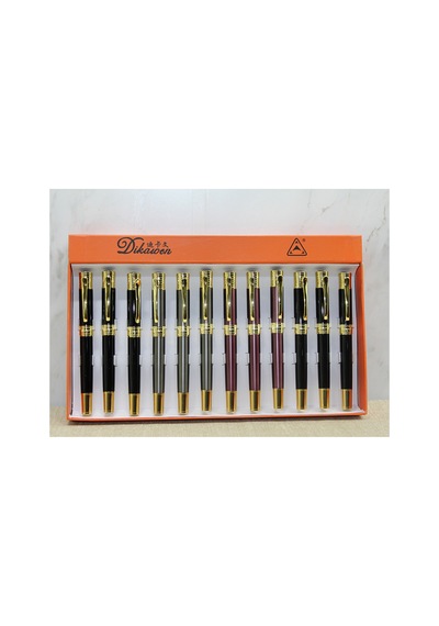 5 Adet Tükenmez Kalem Tekli Model Alk4104, 14 Cm Ölçü, Yazı Gereci Ve Ballpoint Pen 1