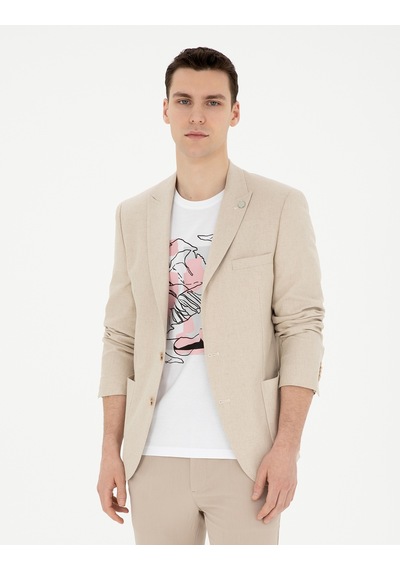 Pierre Cardin Erkek Bej Ceket 50285244-vr011