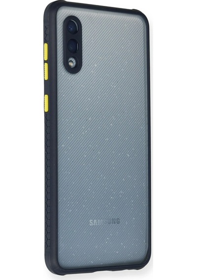 Newface - 347 - Samsung Galaxy A02 Kılıf Miami Şeffaf Silikon - Matxzngz - - Lacivert