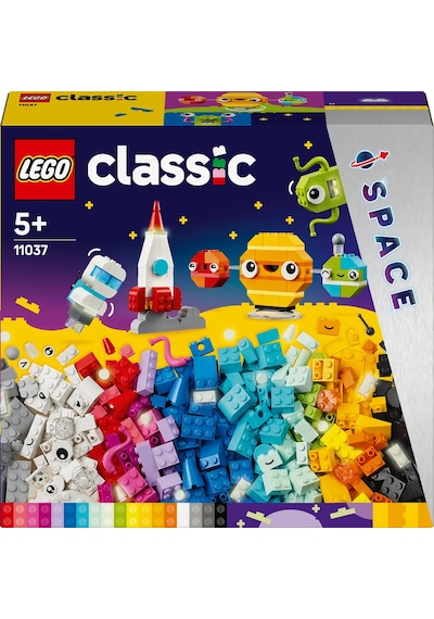 LEGO® Classic Yaratıcı Uzay Gezegenleri 11037 5+ Yaratıcı Oyuncak Yapım Seti - 450 Parça