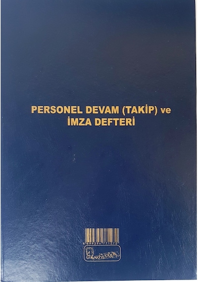 Kocaoluk Personel Devam Takip ve Imza Defteri Cilt Kapak 100 Yp