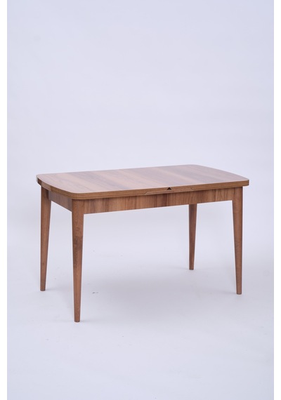 Nehir Polo Lak Panel Açılır Mutfak Masa Takımı 75x130cm Ceviz