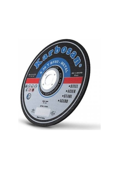Karbosan Metal Kesici Taş - 180Mm