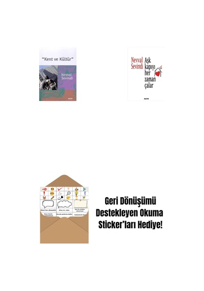 Kent Ve Kültür + Aşk Kapıyı Her Zaman Çalar + Okuma Sticker'ları