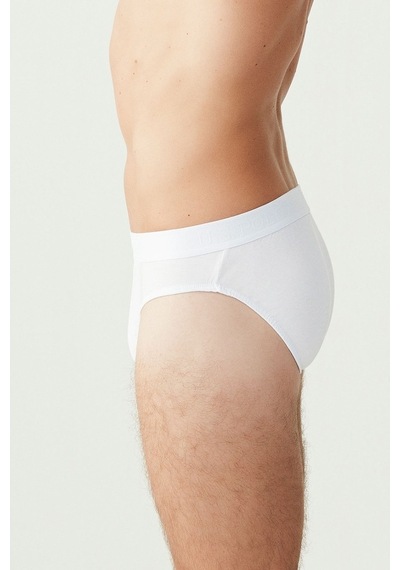 U.S. Polo Assn. Erkek Beyaz 3 Lü Slip Külot 83057 Beyaz
