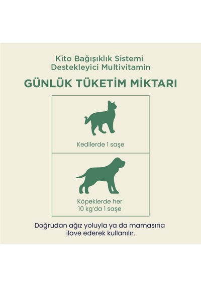 Kito Multivitamin Bağışıklık Sistemi Destekleyici 2 G x 15 Saşe