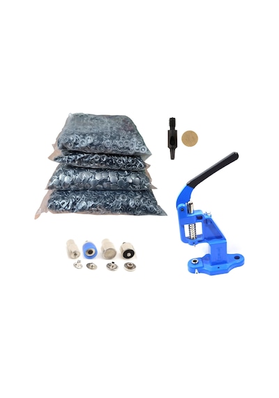 Çıtçıt makinesi, (Antrasit) 720 adet 15mm Paslanmaz Alfa Çıtçıt,