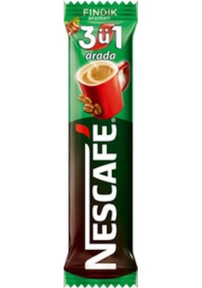 Nescafe 3ü1 Arada Fındık Aromalı Kahve 17 Gr 48 Adet Hazır