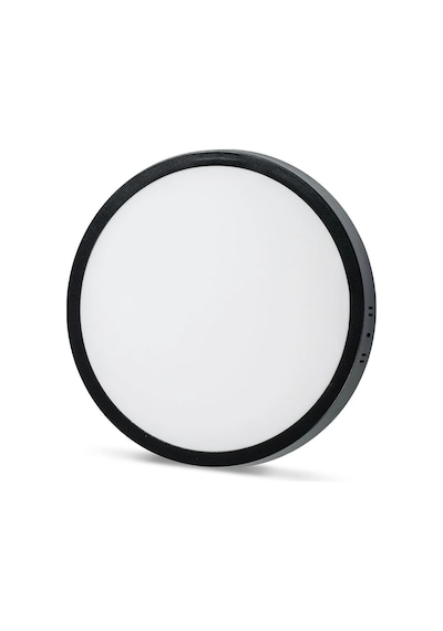 Noas: 24w Sıva Üstü Yuvarlak Led Panel, Siyah Kasa, Beyaz Işık Yl-2410-s Siyah