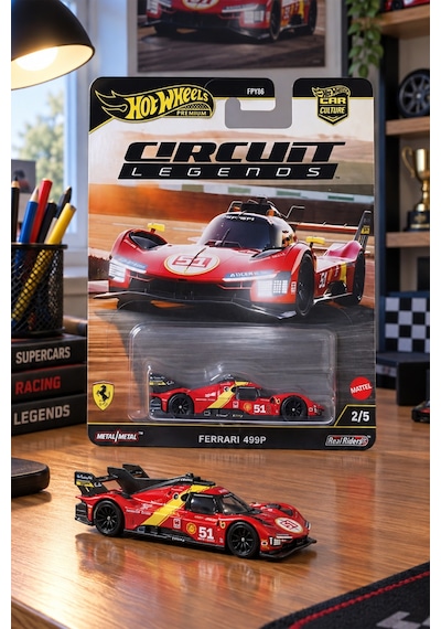 Hot Wheels Ferrari 499p Car Culture Circuit Legends Premium Oyuncak Araba Çok Renkli
