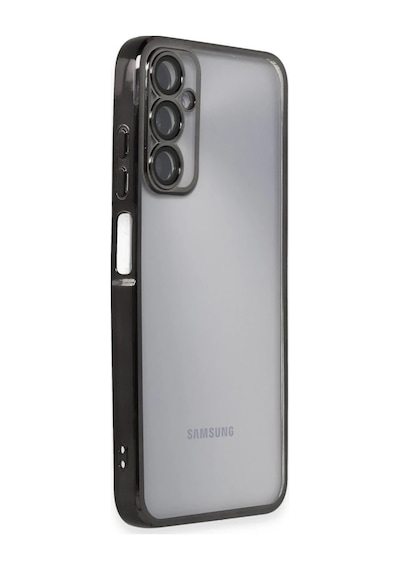 Samsung Uyumlu  Galaxy A05s Kılıf Razer Lensli Silikon - Siyah 0.2M-Çok Renkli