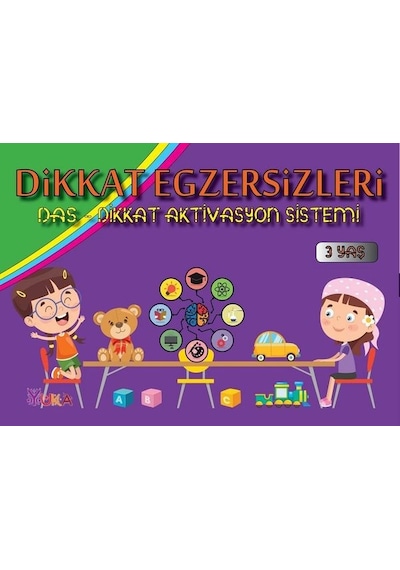 Dikkat Egzersizleri 3 Yaş- Yuka Kids