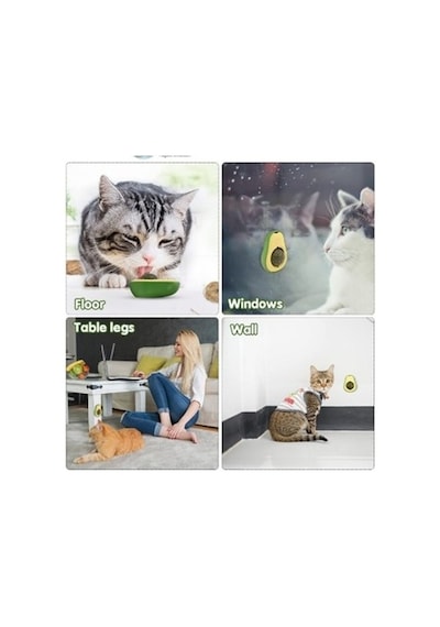 Sbg Avokado Tasarımlı Kedi Yalama Topu