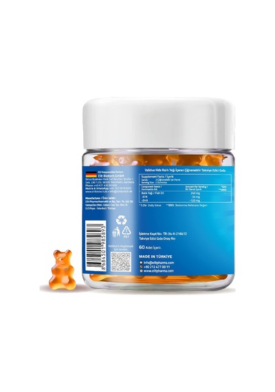 Kids Omega 3 - Epa 24 - Dha 120 60 Gummies