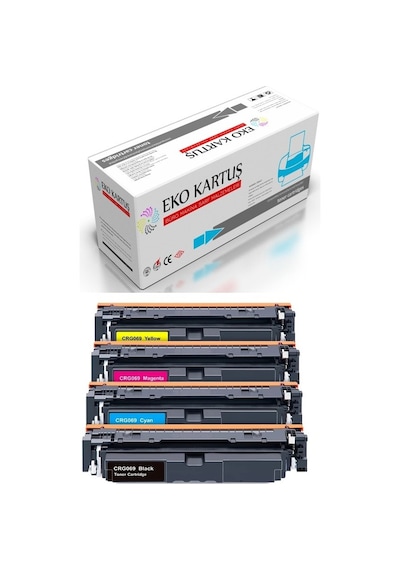 Canon I-sensys Mf752cdw Uyumlu, Toner Seti Çipli Crg-069