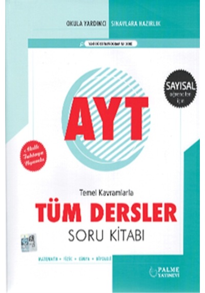 Palme Ayt Tüm Dersler Soru Kitabı ( Sayısal )