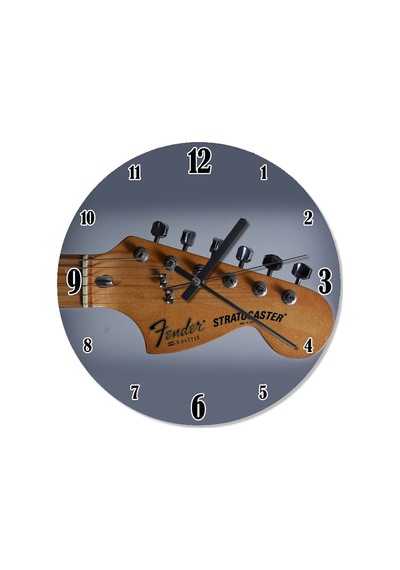 Fender Gitar Tasarım Duvar Saati (407732399) Çok Renkli