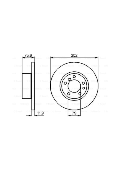 Bmw 5 E34 525Tds 1991-1996 Bosch Ön Disk 2 Adet