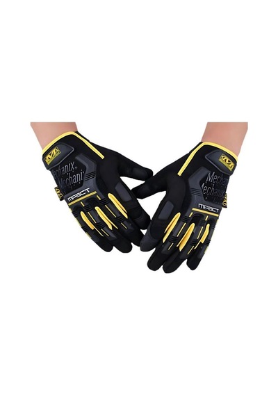 Single Sword Mechanix Tam Parmak Koruyucu , Darbe Emici İş Eldiveni, Touch Uyumlu Özellikli Motorcu&spor Eldiveni, Unisex Eldiven