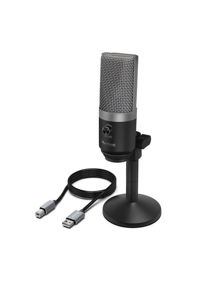 Fifine K670 Usb Gri Yayinci - Podcast Mikrofonu