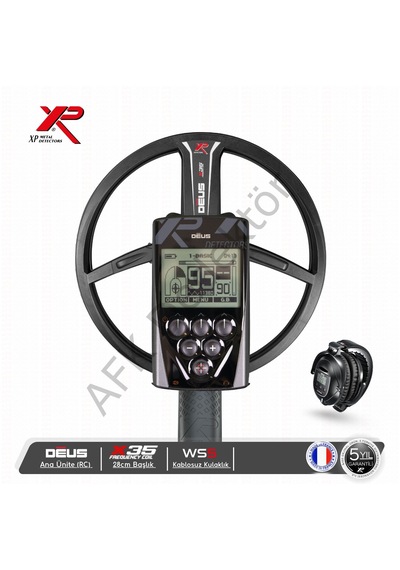 Xp Deus Rc Ana Üniteli 28 Cm X35 Başlıklı Ws5 Kablosuz Kulaklıklı Metal Dedektörü