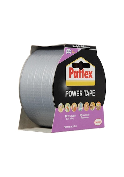Power Tape Gri Renkli 50mm X 10m