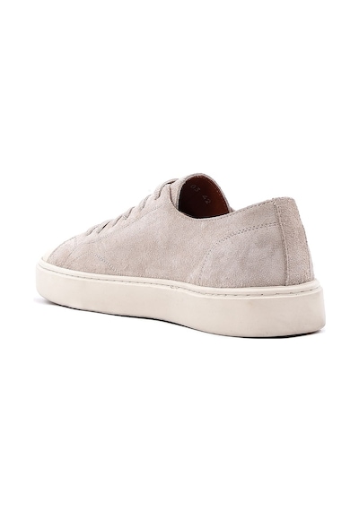 Shoetyle - Bej Hakiki Süet Bağcıklı Erkek Sneaker 666-25-1567