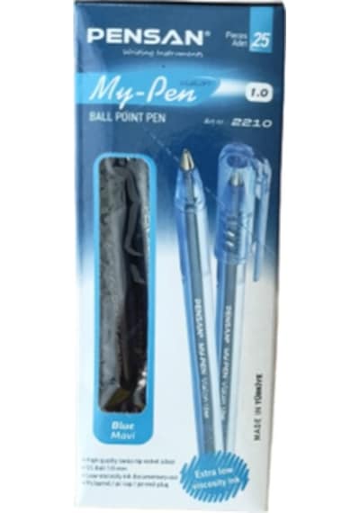 Pensan My-Pen 25 li 1,0 mm Mavi Tükenmez Kalem
