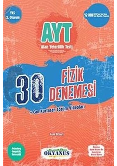 Ayt 30 Fizik Denemesi Okyanus Yayınları