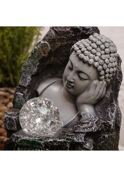 Zen Işıklı Yol Temalı Su Şelalesi