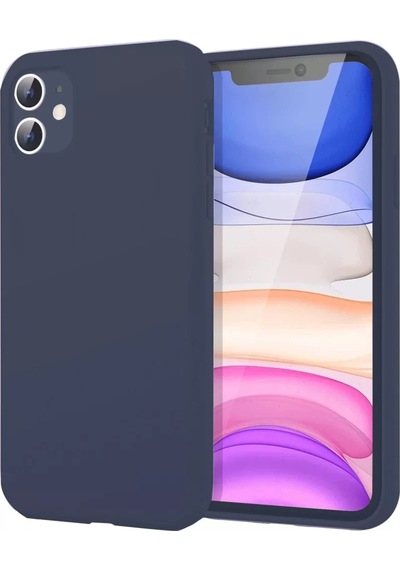 Newface Apple iPhone Uyumlu 11 Kılıf First Silikon - Lacivert