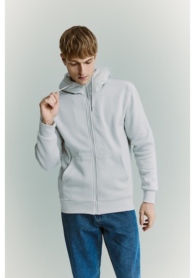 Defacto Şişirilebilir Boyun Yastıklı Fermuarlı Sweatshirt H8716ax26augr368 Gri-gr368
