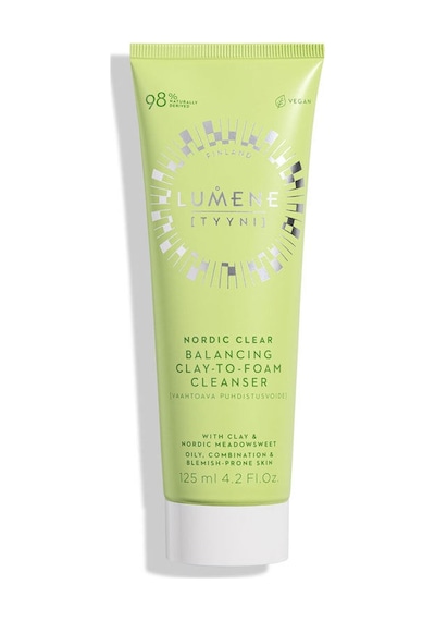Lumene Nordic Clear Sebum Dengeleyici Kil İçerikli Köpük Temizleyici 125 Ml