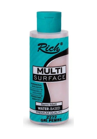 Rich Multi Surface Her Yüzey için Akrilik Boya 120 Cc. - 2272 Gri N11.5029