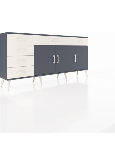 Arges Konsol 2 Raflı 6 Çekmeceli 3 Kapaklı 176x30x83 Antrasit-antrasit/aytaşı Antrasit/aytaşı Arges Konsol 2 Raflı 6 Çekmeceli 3 Kapaklı 176x30x83 Antrasit-antrasit/aytaşı Antrasit/aytaşı
